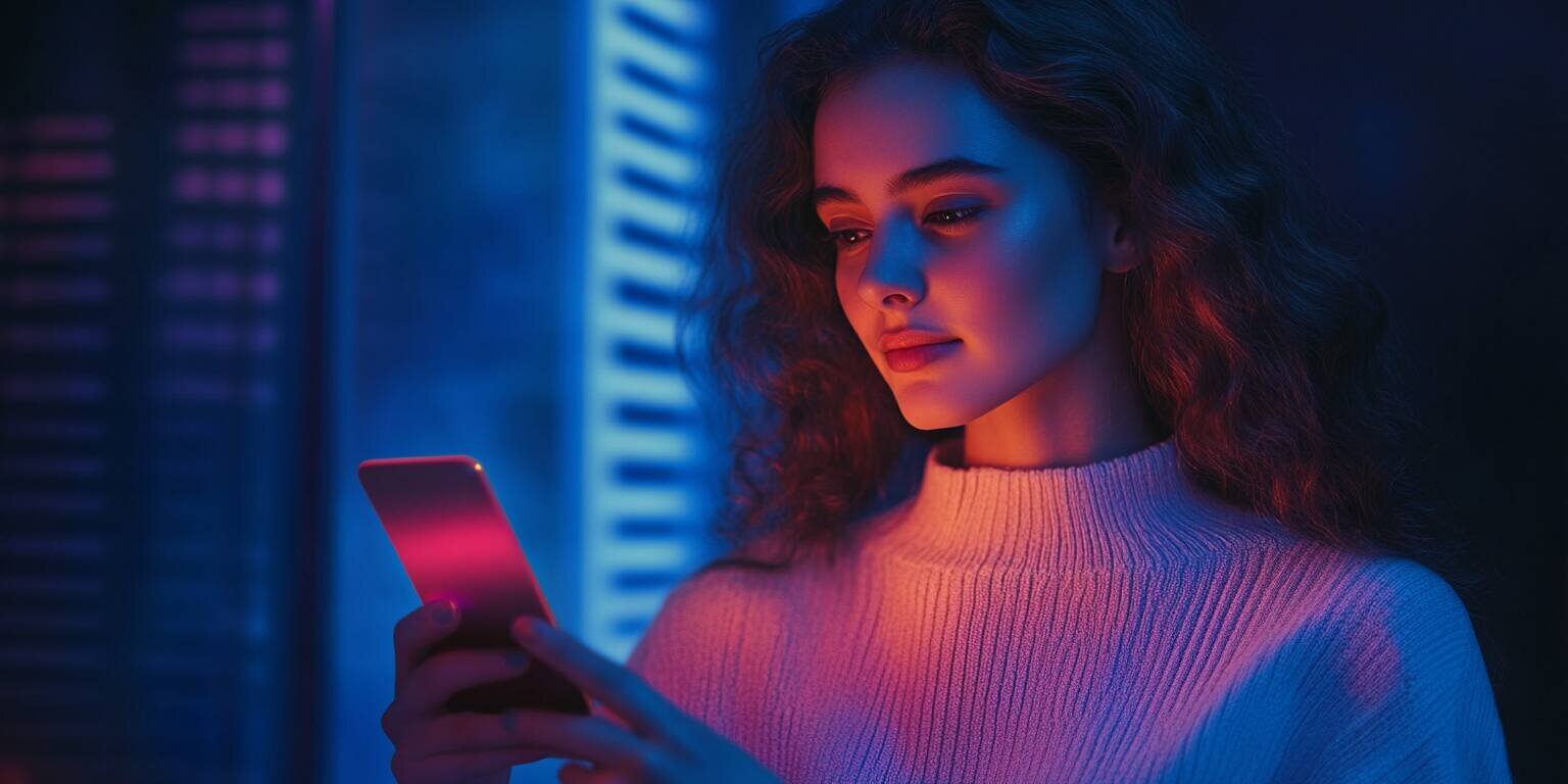 User logging into Lucky213 app