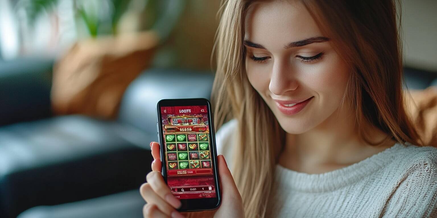 User downloading Lucky213 app for promotions